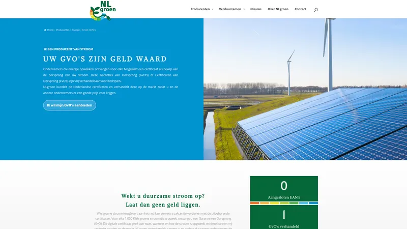 Website van NLgroen
