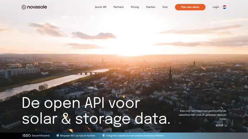 Website van Novasole