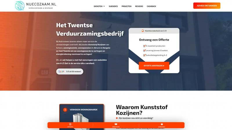 Website van NuEcozaam