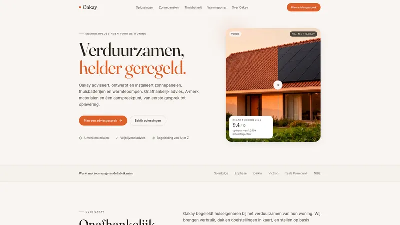 Website van Oakay