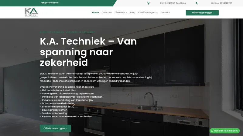 Website van Organisatie