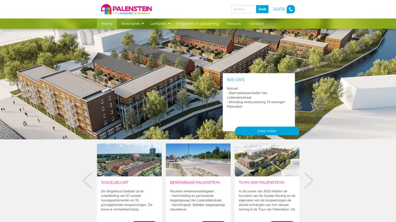 Website van Palenstein