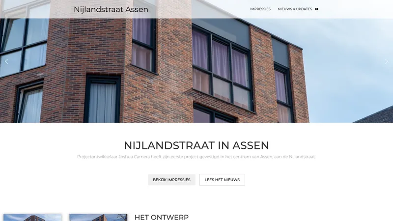 Website van PEX Real Estate