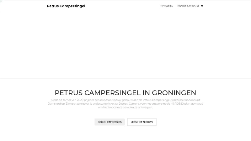 Website van PEX Real Estate