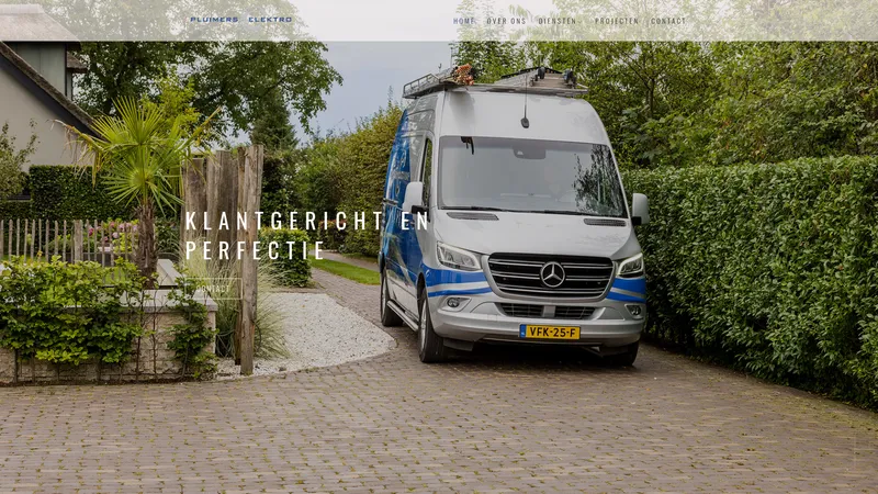 Website van Pluimers Elektro