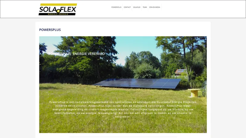 Website van PowersPlus B.V