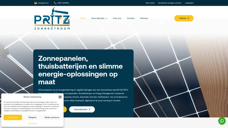 Website van PRITZ