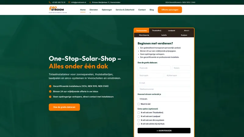 Website van Prostroom