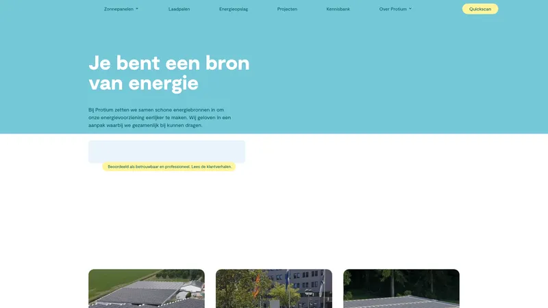 Website van Protium