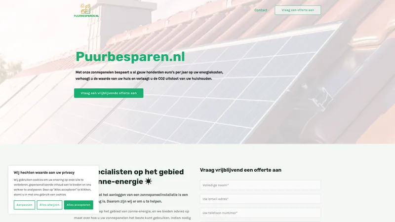 Website van Puurbesparen