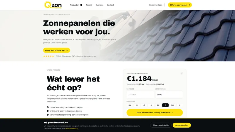 Website van QZon