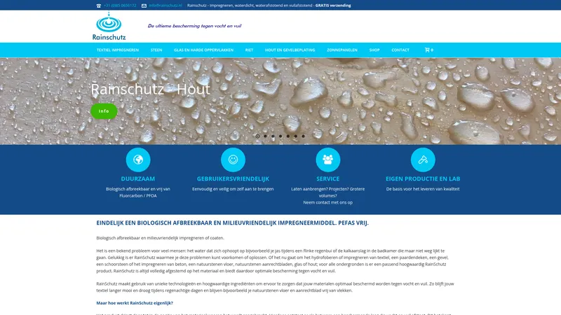 Website van Rainschutz