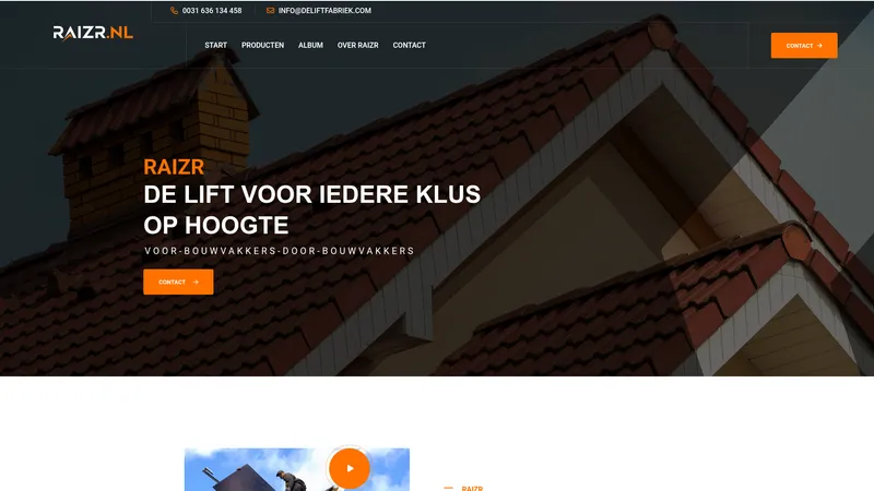 Website van Raizr Co