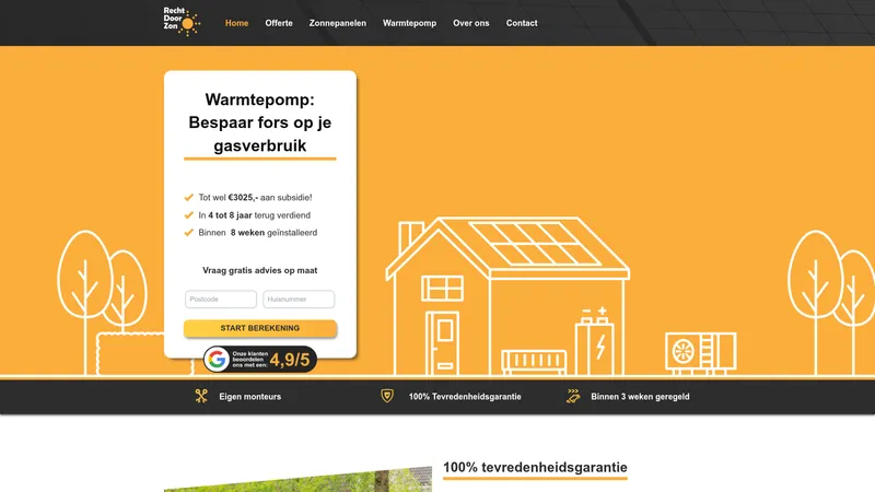Website van Rechtdoorzon