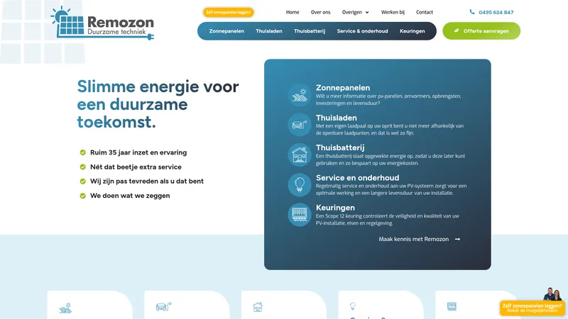 Website van Remozon