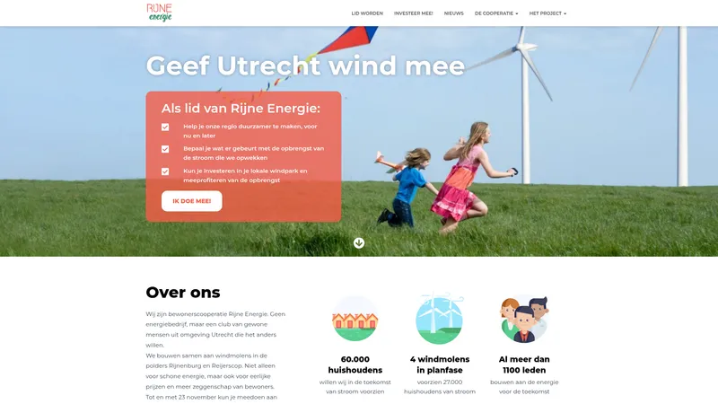 Website van Rijne Energie
