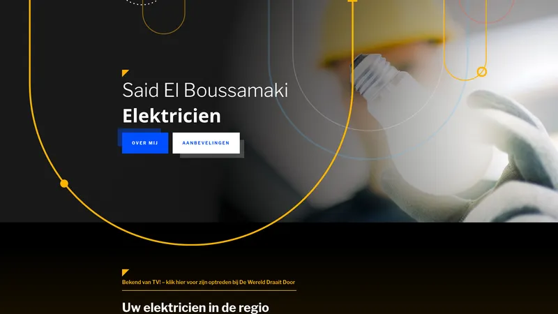 Website van Said El Boussamaki