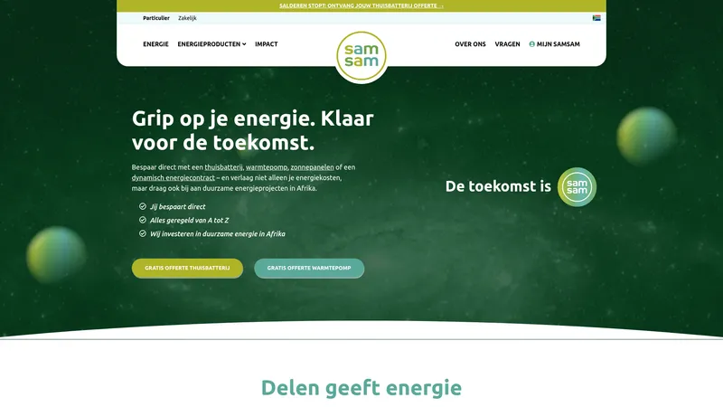 Website van SamSam