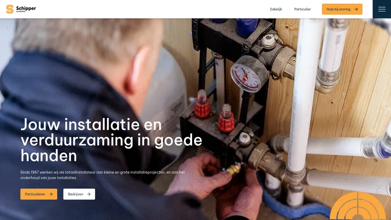 Website van Schipper Installatie