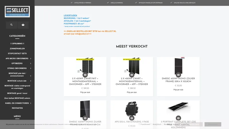 Website van Sellect