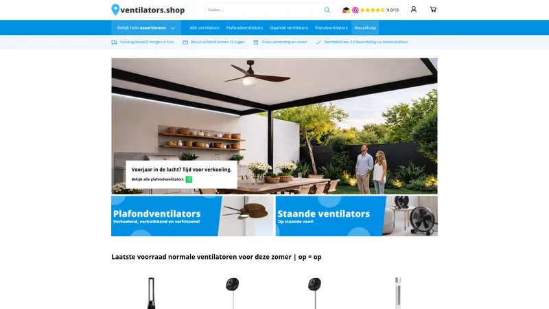 Website van Shopping Point