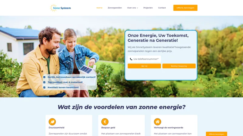 Website van SinneSysteem