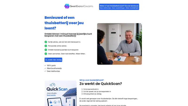 Website van Smart Energy Concepts