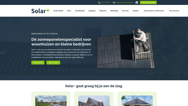 Website van Solar+