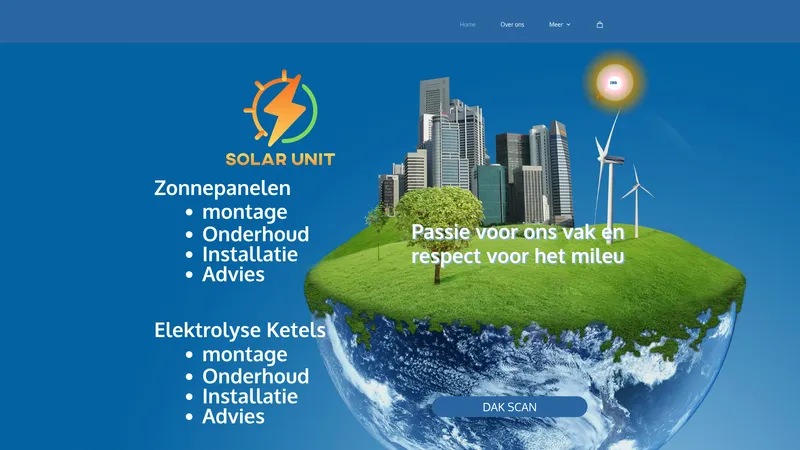Website van Solar Unit