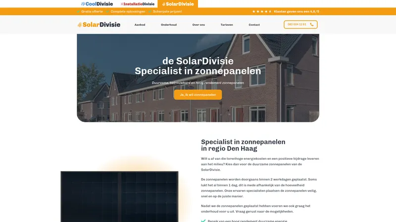 Website van SolarDivisie