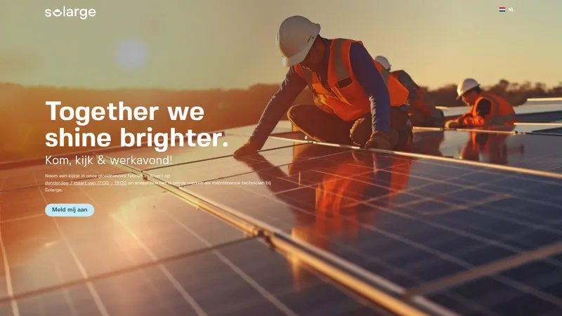Website van Solarge