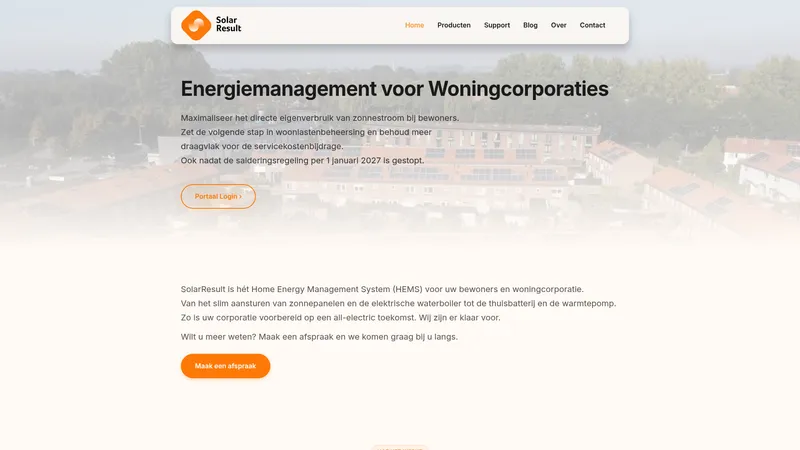 Website van SolarResult B.V