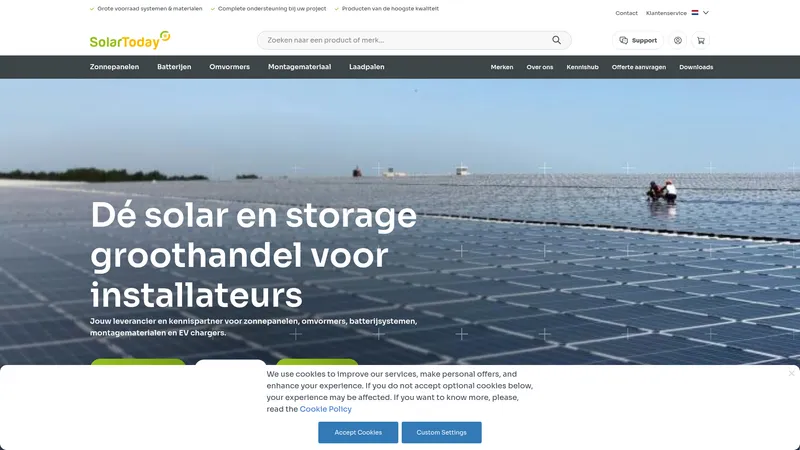 Website van SolarToday B.V