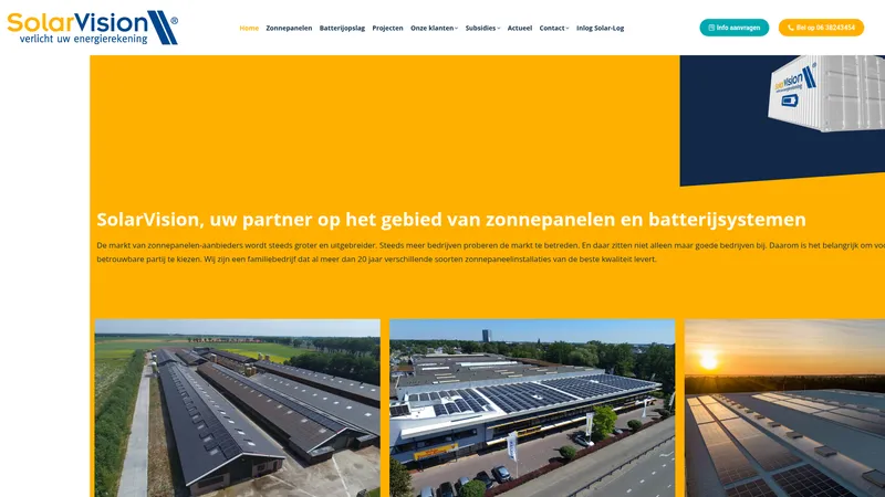 Website van SolarVision