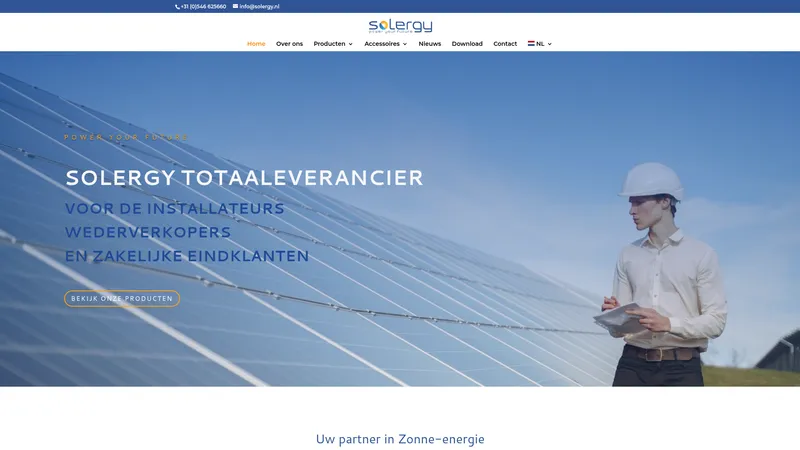 Website van Solergy