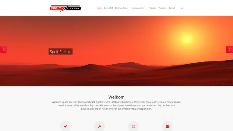Website van Spelt Elektra