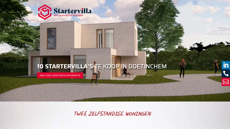 Website van Startervilla
