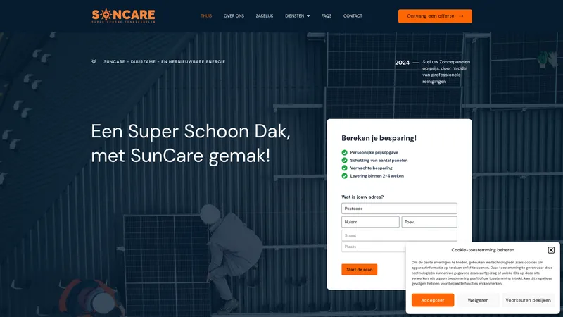 Website van SunCare