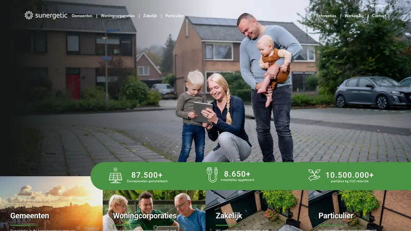 Website van Sunergetic B.V