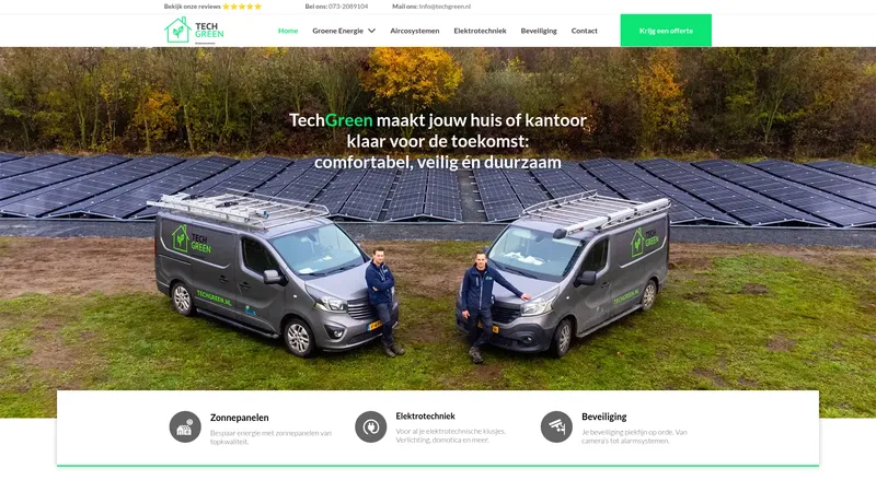 Website van TechGreen