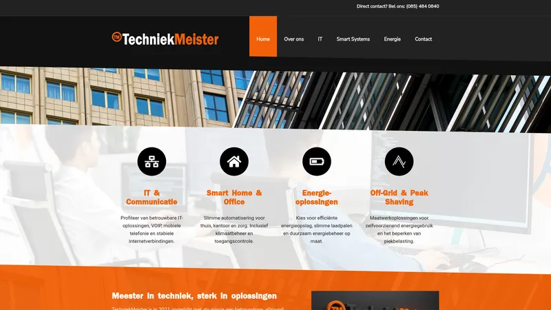 Website van TechniekMeister