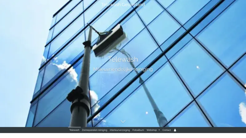 Website van Telewash Gelderland