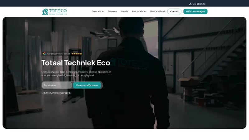 Website van Toteco