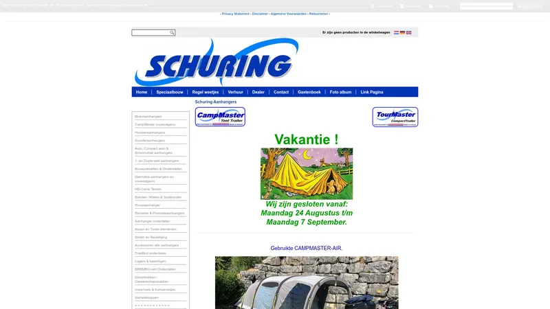 Website van tourmaster