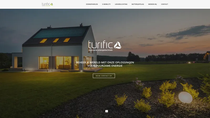 Website van Turific Duurzaam
