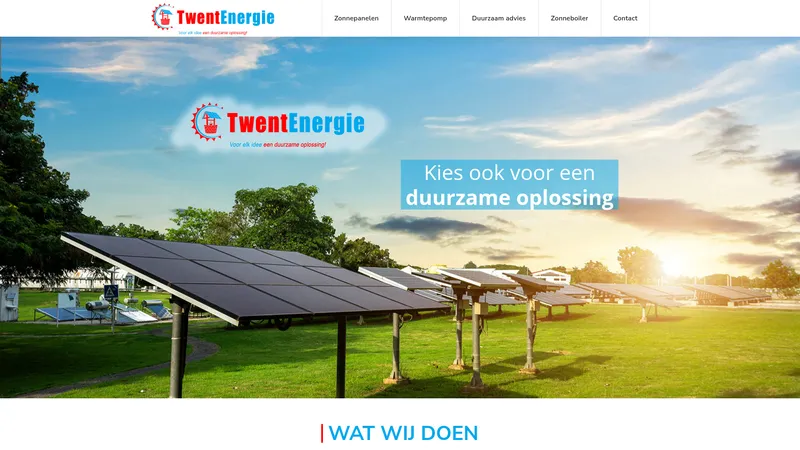 Website van TwentEnergie