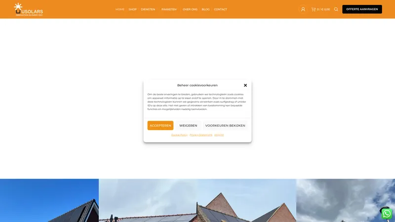 Website van USOLARS