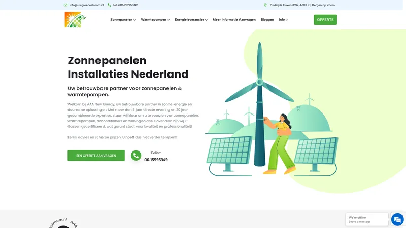 Website van Uw Groene Stroom