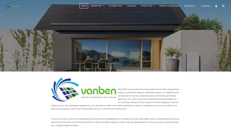 Website van vanben