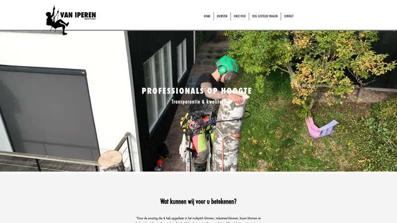 Website van Vaniperenwerkenophoogte